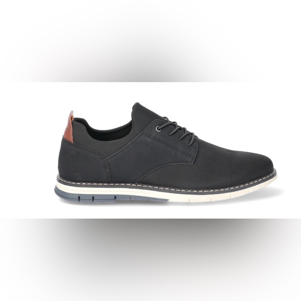 George Black Oxford Shoes with Memory Foam - Picture 4 of 5